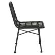 Black Rattan Chair WALDI