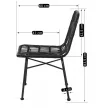Black Rattan Chair WALDI