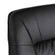 WEST Swivel Massage Chair with Heating Black Faux Leather