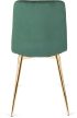 Szék zöld színben, bársony kárpittal. YORK