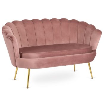 Kanapé rózsaszín kárpitozással - ZENDAYA