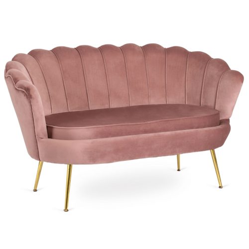 Kanapé rózsaszín kárpitozással - ZENDAYA