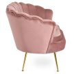 Kanapé rózsaszín kárpitozással - ZENDAYA