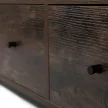 TV Cabinet 120 cm Drawer Rustic Oak ZONE