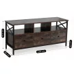 TV Cabinet 120 cm Drawer Rustic Oak ZONE