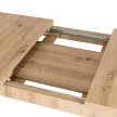 SKUBI bővíthető étkezőasztal, 120-160 cm, artisan tölgy