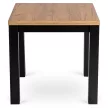 MAX bővíthető étkezőasztal, 80-160 cm, craft tölgy/fekete