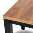 MAX bővíthető étkezőasztal, 80-160 cm, craft tölgy/fekete