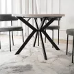 LUKAS bővíthető étkezőasztal, 100-250 cm, kasmír/fekete