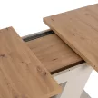 CLARK bővíthető étkezőasztal, 120-160 cm, artisan tölgy/kasmír