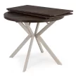 LUGO bővíthető étkezőasztal, 90-190 cm, dió/kasmír