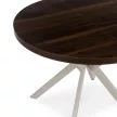 LUGO bővíthető étkezőasztal, 90-190 cm, dió/kasmír