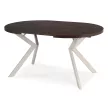 LUGO bővíthető étkezőasztal, 90-190 cm, dió/kasmír