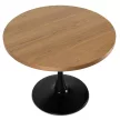 LINO étkezőasztal, 100 cm, arany tölgy/fekete