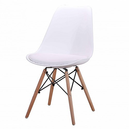 Modern Scandinavian Upholstered Dining Chair Milano