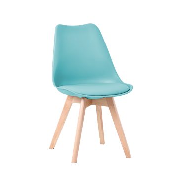 Modern Skandináv Étkezőszék Mentakék Színben Monza