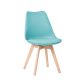 Modern Scandinavian Dining Chair in Cactus Green MONZA