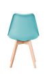 Modern Scandinavian Dining Chair in Cactus Green MONZA
