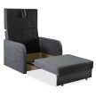 VERO Single Sleeper Chair Grey