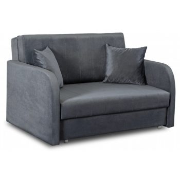 2-seater sofa bed armchair in grey color - Vero 2