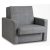 MILAN Single Sleeper Chair Grey