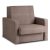 MILAN Single Sleeper Chair Beige