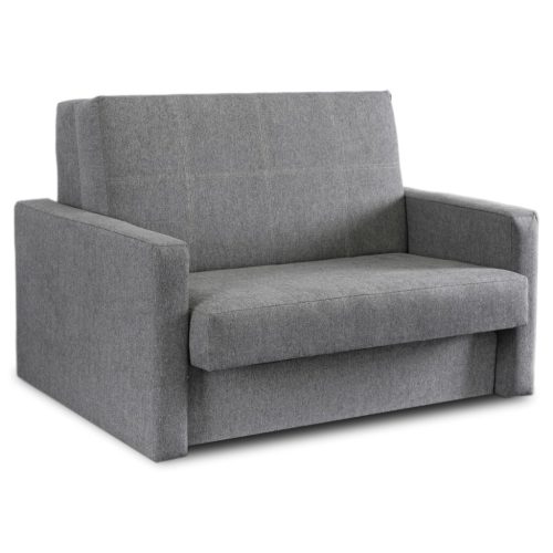 2-seater sofa bed in grey color - Milan 2