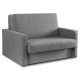 2-seater sofa bed in grey color - Milan 2