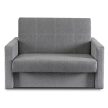 2-seater sofa bed in grey color - Milan 2