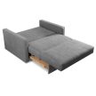 2-seater sofa bed in grey color - Milan 2