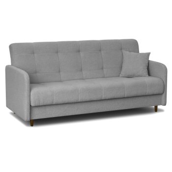 TIVOLI ágyazható kanapé szürke bouclé