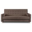 Set of 2 sofa beds MALTA brown