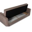 Set of 2 sofa beds MALTA brown