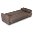 Set of 2 sofa beds MALTA brown