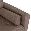 Set of 2 sofa beds MALTA brown