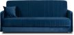 2 db-os szett, ágyazható kanapé sötétkék színben, velúr kárpittal PORTO