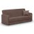 Sofa Bed Brown Velvet PORTO