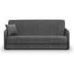 Sofa Bed Grey Velvet PORTO