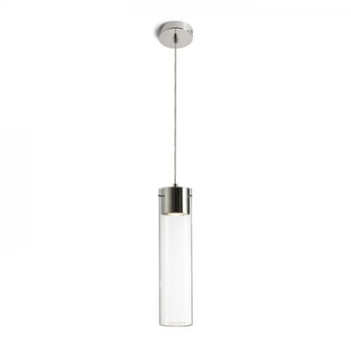 GARNISH függő lámpa tiszta üveg/króm 230V GU10 9W