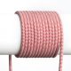FIT 3x0,75 1fm textil kábel piros/fehér  