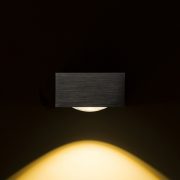 KORSO I fali lámpa fekete elox 230V LED 5W 120° IP54 3000K