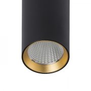 MAVRO függő lámpa fekete/aranysárga 230V LED 12W 38° 3000K