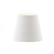 NIZZA 18/15 lámpabúra  Polycotton fehér/fehér PVC  max. 28W