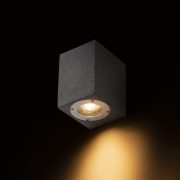 KANE I fali lámpa beton/dekor sötét gránit 230V LED GU10 5W IP65