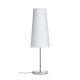 NYC/CONNY 15/30 asztali lámpa Polycotton fehér/króm 230V LED E27 7W