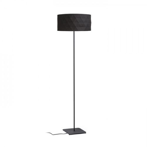 CORTINA/JAKARANDA állólámpa fekete/fekete textil/fém 230V LED E27 11W