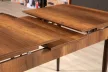 Trend étkezőasztal, dió-barna, 132 cm