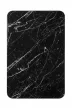 Étkezőasztal, fekete márvány, 90 cm – TR366SLV1130