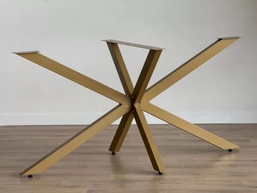 Ahtapot étkezőasztal, arany, 150 cm