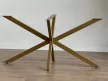 Ahtapot étkezőasztal, arany, 150 cm
